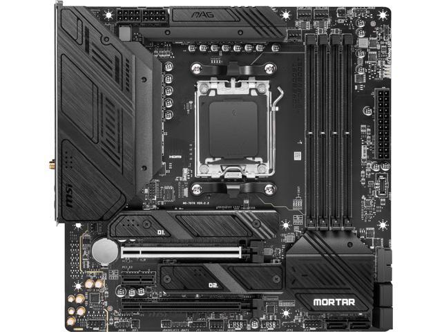 MSI MAG B650M MORTAR WIFI AM5 AMD B650 SATA 6Gb/s DDR5 Ryzen 7000 Micro ATX Motherboard