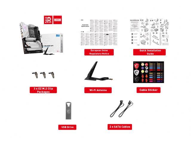 MSI - MPG Z790 EDGE WIFI (Socket LGA 1700) Intel Z790 ATX DDR5 Wi-Fi 6 Motherboard - Black - image 9