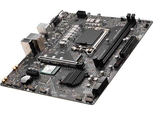 MSI PRO PRO H610M-G WIFI DDR4 LGA 1700 Micro ATX Motherboard