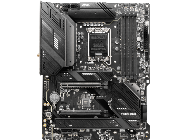 MSI - MAG B760 TOMAHAWK WIFI DDR4 (Socket LGA 1700) Intel B760 ATX DDR4 Wi-Fi 6E Motherboard - Black - image 3