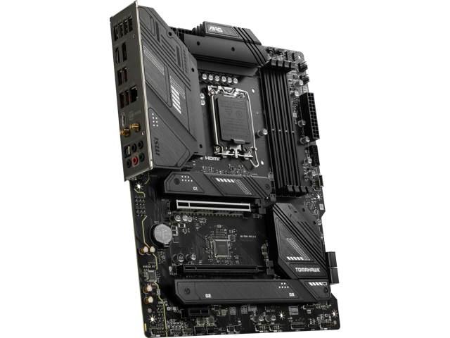 MSI MAG B760 TOMAHAWK WIFI LGA 1700 (Intel12th & 13th Gen) SATA 6Gb/s ATX Motherboard (PCIe 5.0, DDR5,3xM.2 Slots,,WiFi 6,Intel 2.5Gb LAN)