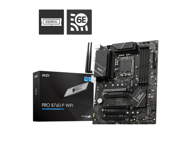 Open Box - MSI B760-P Pro WiFi DDR5 Intel LGA 1700 ATX Motherboard