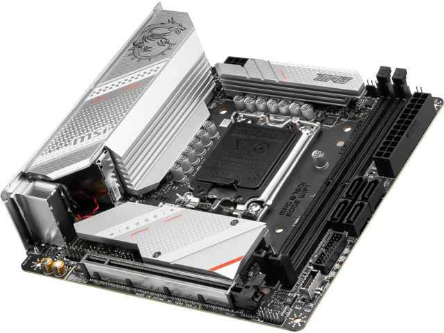 MSI MPG B760I EDGE WIFI LGA 1700 DDR5 Mini ITX Motherboard SATA 6Gb/s, 2.5Gbps LAN,Wi-Fi 6E