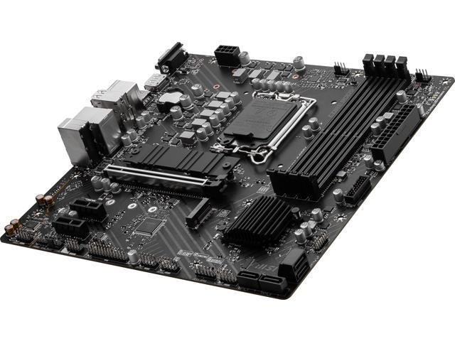 MSI PRO B760M-P DDR4 LGA 1700 Intel B760 SATA 6Gb/s Micro ATX Motherboard