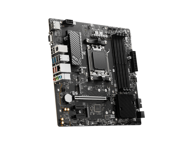 MSI PRO B650M-P AM5 Ryzen 7000 DDR5 SATA 6G 2x M.2 2.5G LAN 7.1 Audio mATX Motherboard