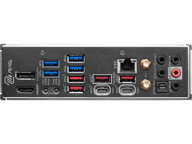 MSI - MAG Z790 TOMAHAWK MAX WIFI (Socket LGA 1700) Intel Z790 ATX DDR5 Wi-Fi 7 Motherboard - Black - image 5