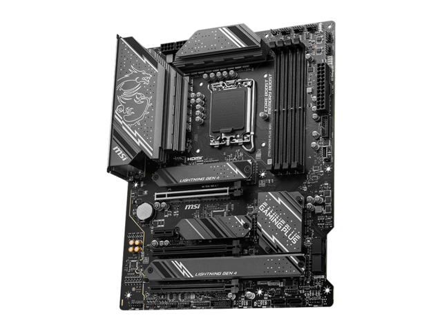 MSI - Z790 GAMING PLUS WIFI (Socket LGA 1700) Intel Z790 ATX DDR5 Wi-Fi 6E Motherboard - Black - image 5