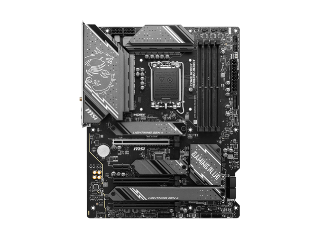 MSI - Z790 GAMING PLUS WIFI (Socket LGA 1700) Intel Z790 ATX DDR5 Wi-Fi 6E Motherboard - Black - image 3