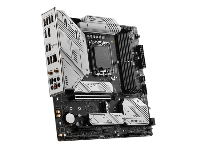 MSI MAG B760M MORTAR WIFI II LGA 1700 Intel B760 SATA 6Gb/s Micro ATX DDR5 PCI-E x16 slot 2.5Gbps LAN 3x M.2 Wi-Fi 6E Motherboard