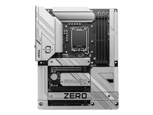 MSI Z790 PROJECT ZERO LGA1700 Wi-Fi 7 DDR5 Back Connect Design ATX Motherboard