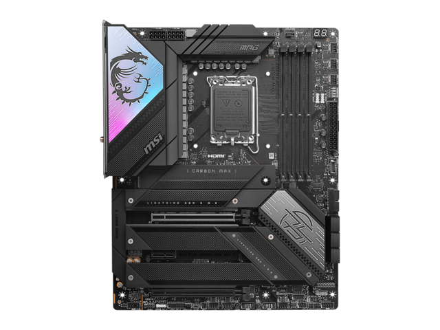 MSI MPG MPG Z790 CARBON MAX WIFI II LGA 1700 Intel Z790 DDR5 SATA 6Gb/s ATX WIFI7 5G LAN W/USB4.0 Card 5x M.2 Motherboards - Intel