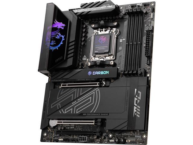 MSI - MPG X870E CARBON WIFI (Socket AM5) AMD X870E ATX DDR5 Wi-Fi 7 Motherboard - Black - image 5