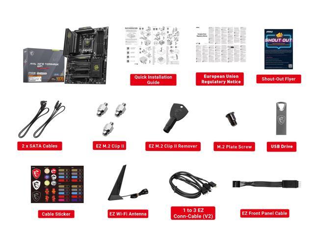 MSI - MAG X870 TOMAHAWK WIFI (Socket AM5) AMD X870 ATX DDR5 Wi-Fi 7 Motherboard - Black - image 10