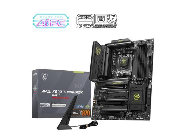 MSI - MAG X870 TOMAHAWK WIFI (Socket AM5) AMD X870 ATX DDR5 Wi-Fi 7 Motherboard - Black - image 8