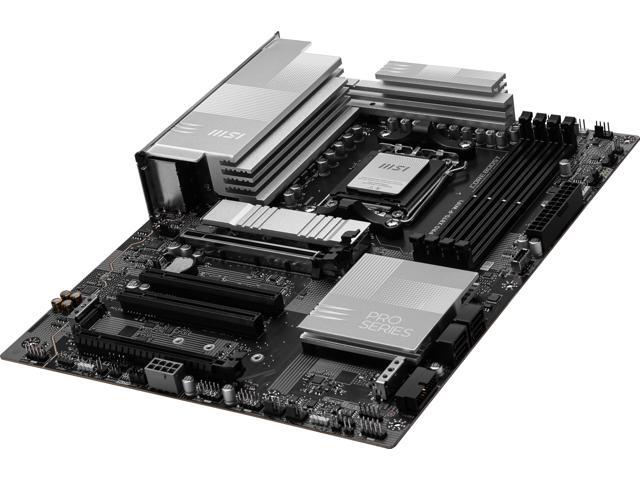 MSI - PRO X870-P WIFI (Socket AM5) AMD X870 ATX DDR5 Wi-Fi 7 Motherboard - Black - image 5