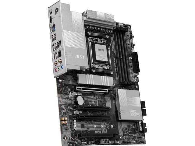MSI - PRO X870-P WIFI (Socket AM5) AMD X870 ATX DDR5 Wi-Fi 7 Motherboard - Black - image 7