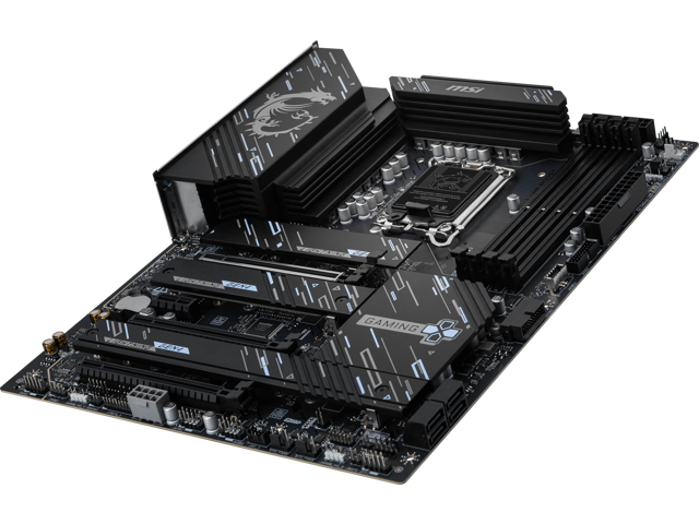 MSI - Z890 GAMING PLUS WIFI (Socket LGA 1851) Intel Z890 ATX DDR5 Wi-Fi 7 Motherboard - Black - image 4