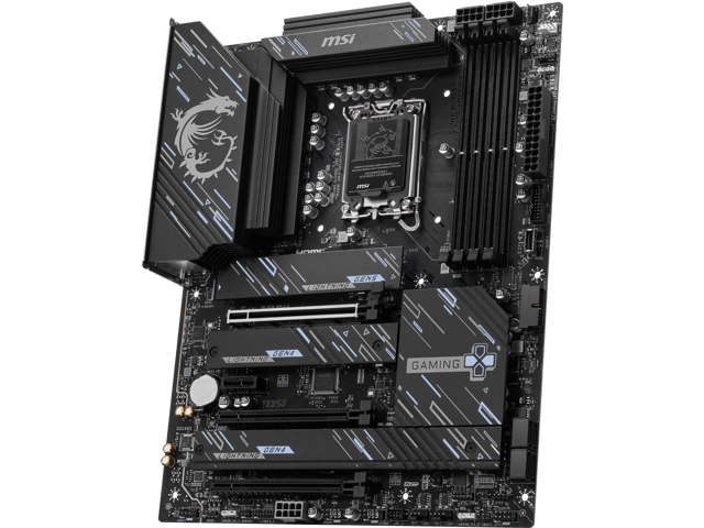 MSI - Z890 GAMING PLUS WIFI (Socket LGA 1851) Intel Z890 ATX DDR5 Wi-Fi 7 Motherboard - Black - image 5