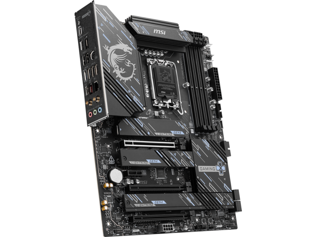 MSI - Z890 GAMING PLUS WIFI (Socket LGA 1851) Intel Z890 ATX DDR5 Wi-Fi 7 Motherboard - Black - image 6