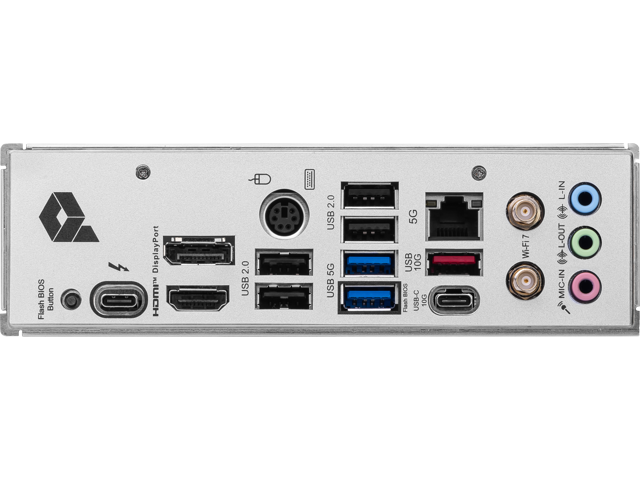 MSI - PRO Z890-P WIFI (Socket LGA 1851) Intel Z890 ATX DDR5 Wi-Fi 7 Motherboard - Black - image 9