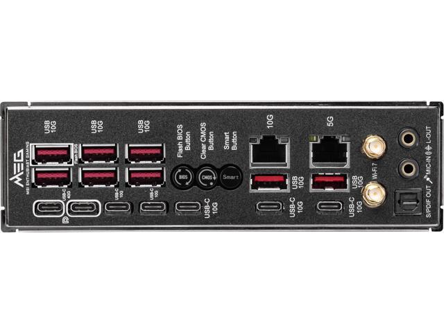 MSI - MEG X870E GODLIKE (Socket AM5) AMD X870E EATX DDR5 Wi-Fi 7 Motherboard - Black - image 11