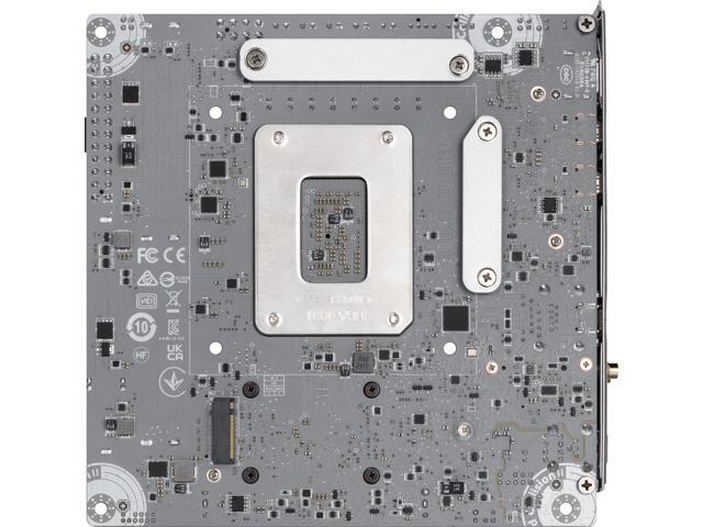 MSI - MPG Z890I EDGE TI WIFI (Socket 1851) Intel Z890 Mini-ITX DDR5 Wi-Fi 7 Motherboard - Gray White/Matt - image 4