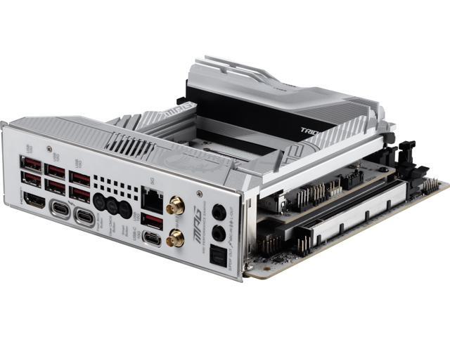 MSI - MPG Z890I EDGE TI WIFI (Socket 1851) Intel Z890 Mini-ITX DDR5 Wi-Fi 7 Motherboard - Gray White/Matt - image 8