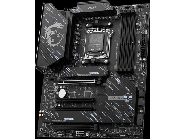 MSI - X870 GAMING PLUS WIFI (Socket AM5) AMD X870 ATX DDR5 Wi-Fi 7 Motherboard - Black - image 5