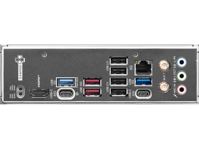 MSI - X870 GAMING PLUS WIFI (Socket AM5) AMD X870 ATX DDR5 Wi-Fi 7 Motherboard - Black - image 7