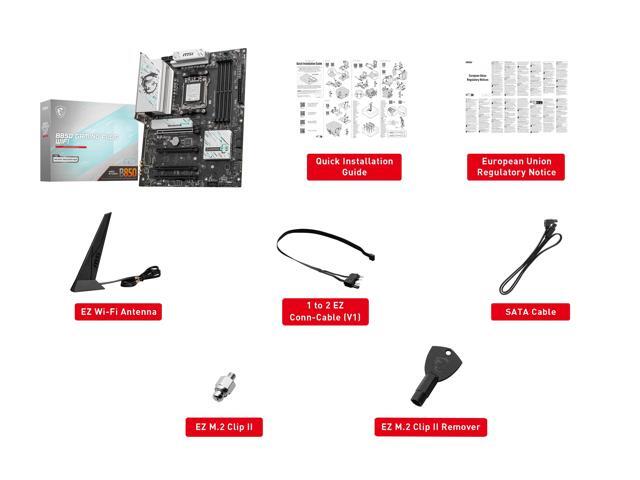 MSI - B850 GAMING PLUS WIFI (Socket AM5) AMD B850 ATX DDR5 Wi-Fi 7 Motherboard - Black - image 8