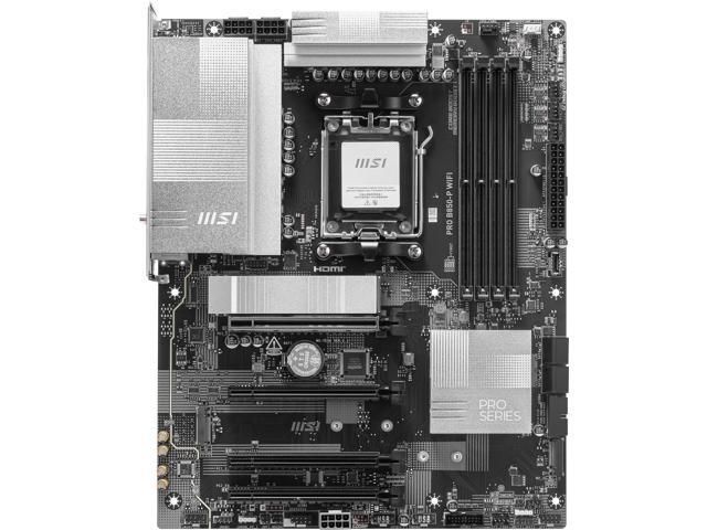 MSI - PRO B850-P WIFI (Socket AM5) AMD B850 ATX DDR5 Wi-Fi 7 Motherboard - Black - image 3