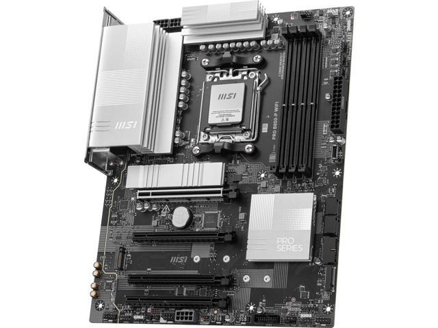MSI - PRO B850-P WIFI (Socket AM5) AMD B850 ATX DDR5 Wi-Fi 7 Motherboard - Black - image 5