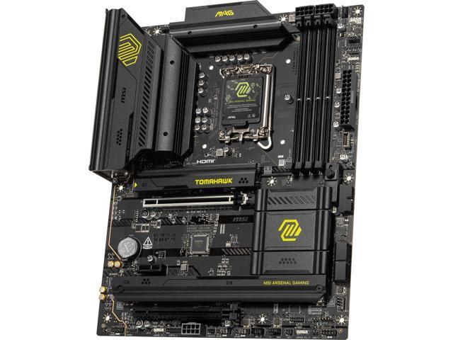 Open Box - MSI MAG B860 TOMAHAWK WIFI LGA 1851 Intel B860 SATA 6Gb/s Intel Core Ultra DDR5 ATX Motherboard