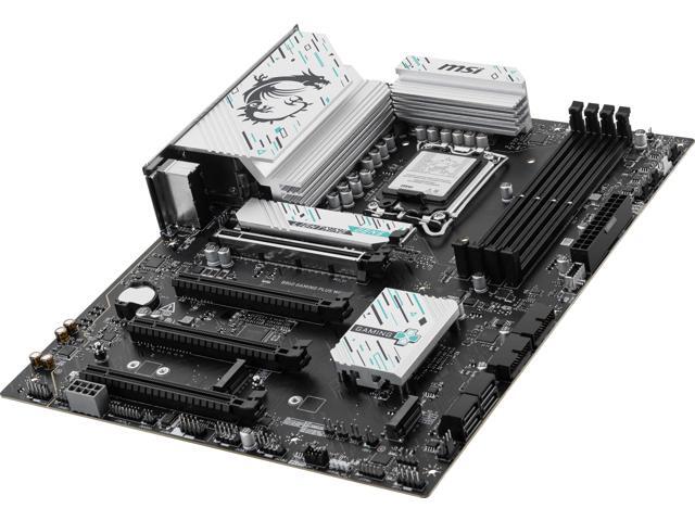 MSI B860 GAMING PLUS WIFI LGA 1851 Intel B860 SATA 6Gb/s Wi-Fi 7 DDR5 PCI-E x16 slot M.2 Thunderbolt4 5Gbps LAN ATX Motherboard