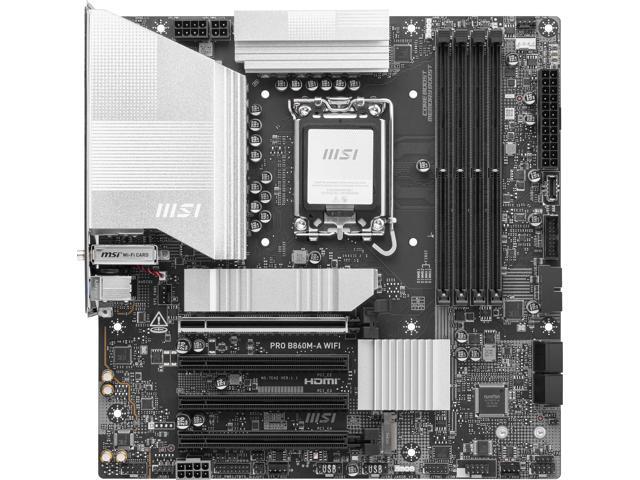 MSI PRO B860M-A WIFI LGA 1851 mATX Motherboard - image 2