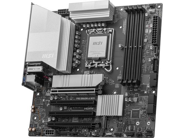 MSI PRO B860M-A WIFI LGA 1851 mATX Motherboard - image 4