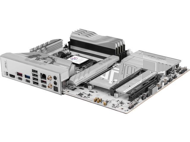 MSI - B850 EDGE TI WIFI (Socket AM5) AMD B850 ATX DDR5 Wi-Fi 7 Motherboard - Gray - image 7