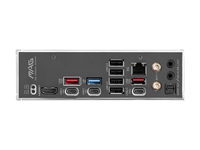 MSI - MAG B850 TOMAHAWK MAX WIFI (Socket AM5) AMD B850 ATX DDR5 Wi-Fi 7 Motherboard - Black - image 6