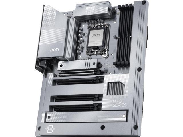 MSI - PRO Z890-S WIFI PZ (Socket 1851) Intel Z890 ATX DDR5 Wi-Fi 7 Motherboard - Gray White - image 7