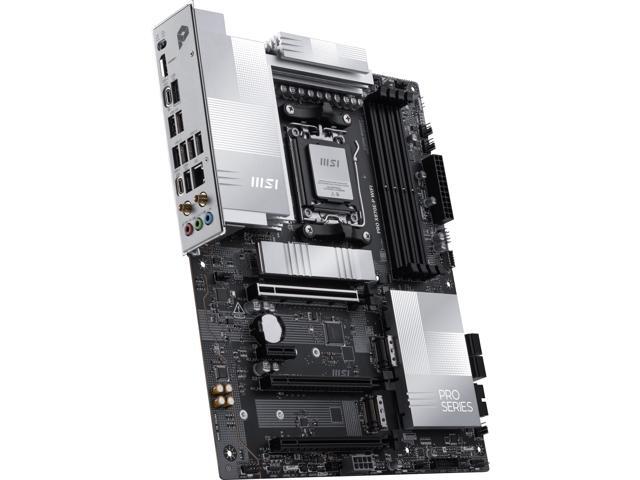 MSI - PRO X870E-P WIFI (Socket AM5) AMD X870E ATX DDR5 Wi-Fi 7 Motherboard - Gray - image 6
