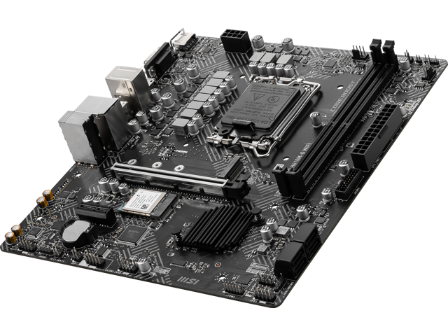 MSI PRO H610M-G WIFI LGA 1700 Intel H610 HDMI SATA 6Gb/s USB 3.1 Micro ATX Motherboards-Intel