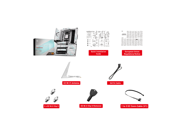 MSI - B850 GAMING PLUS WIFI PZ (Socket AM5) AMD B850 ATX DDR5 Wi-Fi 7 Motherboard - Gray White/Matt - image 10