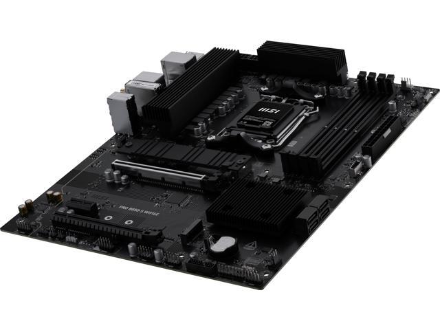 MSI - PRO B850-S WIFI6E(Socket AM5) AMD B850 ATX DDR5 Wi-Fi 6E Motherboard - Black - image 4