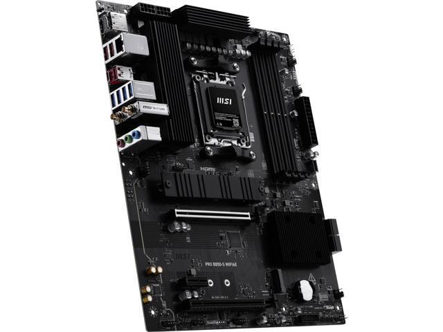 MSI - PRO B850-S WIFI6E(Socket AM5) AMD B850 ATX DDR5 Wi-Fi 6E Motherboard - Black - image 6