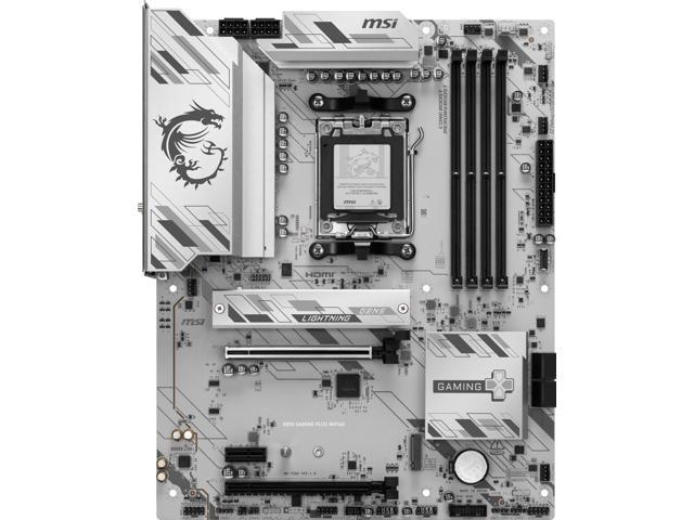 MSI - B850 GAMING PLUS WIFI6E (Socket AM5) AMD B850 ATX DDR5 Wi-Fi 6E Motherboard - Gray - image 3