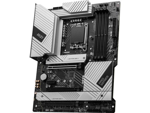 MSI PRO Z790-A WIFI II LGA 1700 Intel Z790 SATA 6Gb/s DDR5 ATX Motherboard
