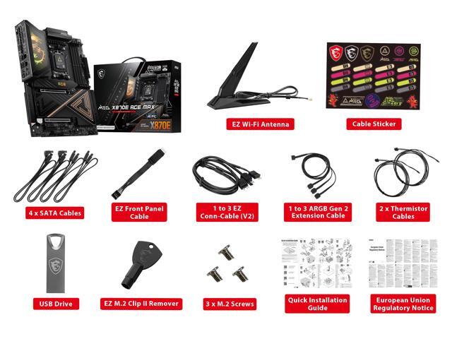 MSI MEG X870E ACE MAX AM5 AMD X870E Motherboard