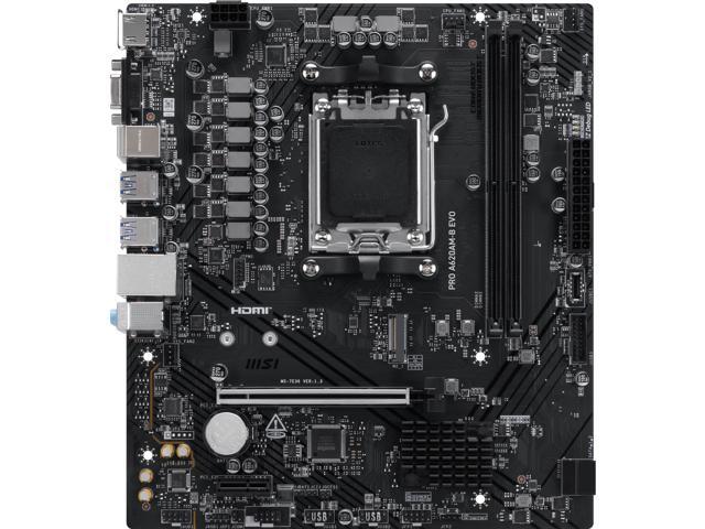MSI PRO A620AM-B EVO AM5 AMD A620A mATX Motherboard