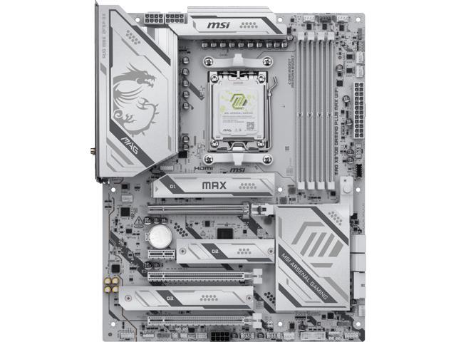 MSI MB MAG X870E GAMING PLUS MAX WIFI ATX - Supports AMD Ryzen 9000/8000 / 7000 Processors, AM5 - DDR5 Memory Boost (up to 8200+ MT/s OC), PCIe 5.0...