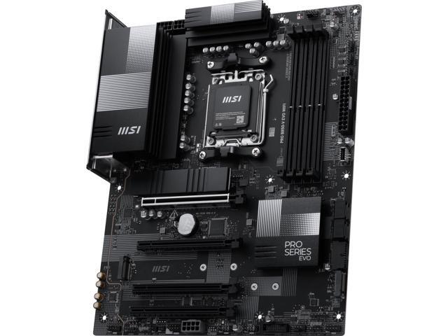 MSI PRO B850-V EVO WIFI AM5 AMD B850 SATA 6Gb/s 5G Network Wi-Fi6E DDR5 Motherboard